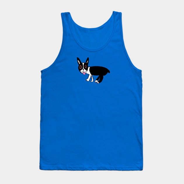 8 year old Jack: Boston Terrier Tank Top by Colonel JD McShiteBurger